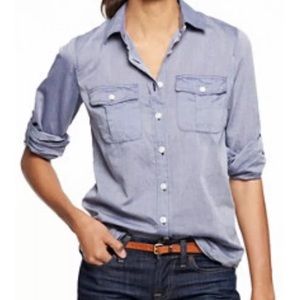 J.Crew The Perfect Shirt - lightweight Chambray
